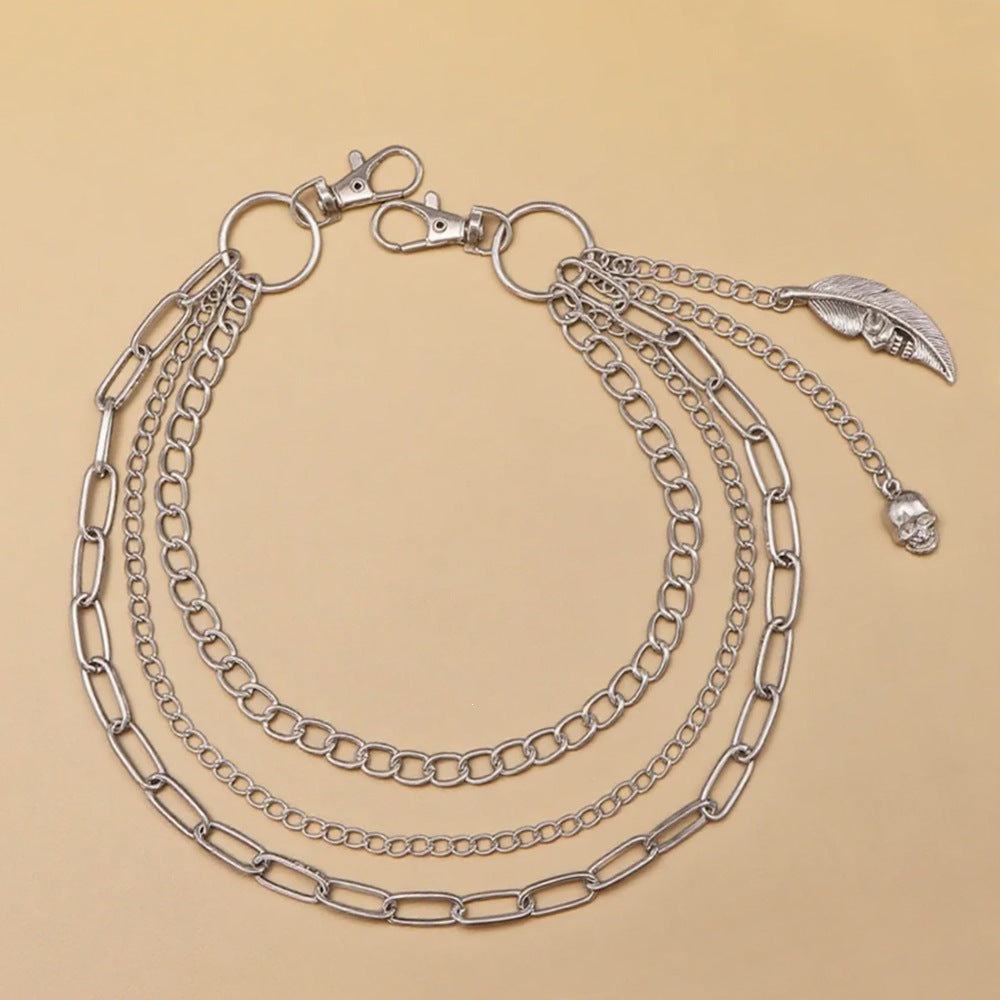 Fashionable chain pendant belt Bowlift