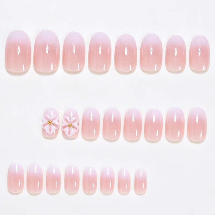 Elegant Floral Nail Art Bowlift