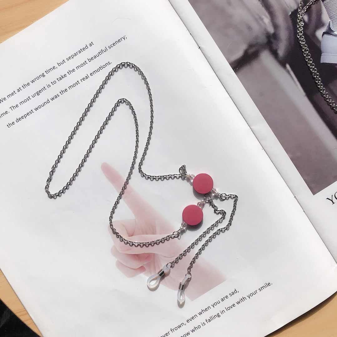 Stylish Dual-Strand Eyewear Holder Chain Bowlift