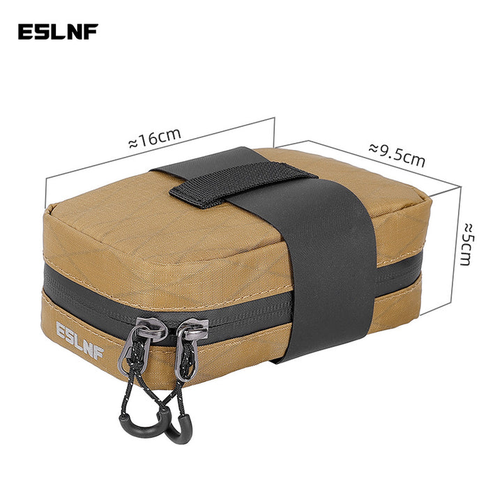 compact ripstop travel organizer pouch with dual-zip compartments and side carry loop Bowlift