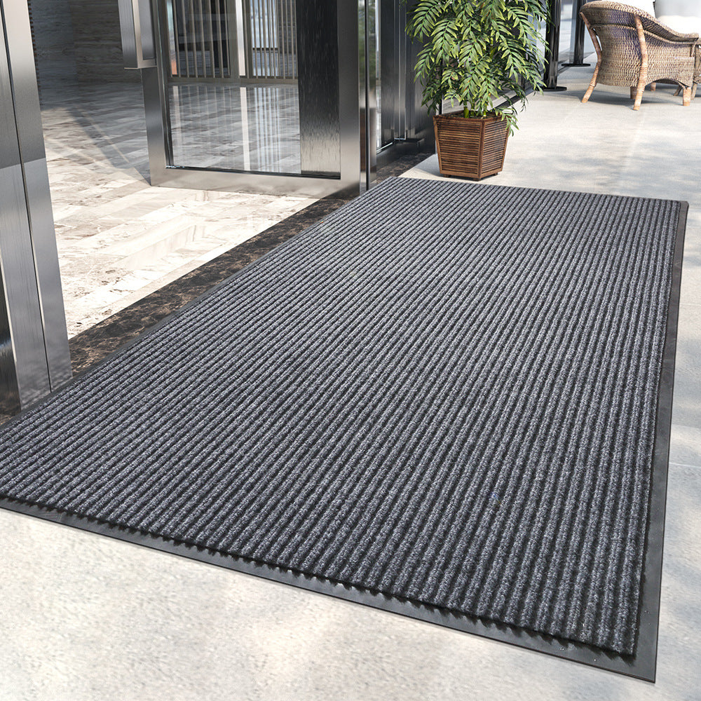 Striped Non-Slip Entry Mat Bowlift