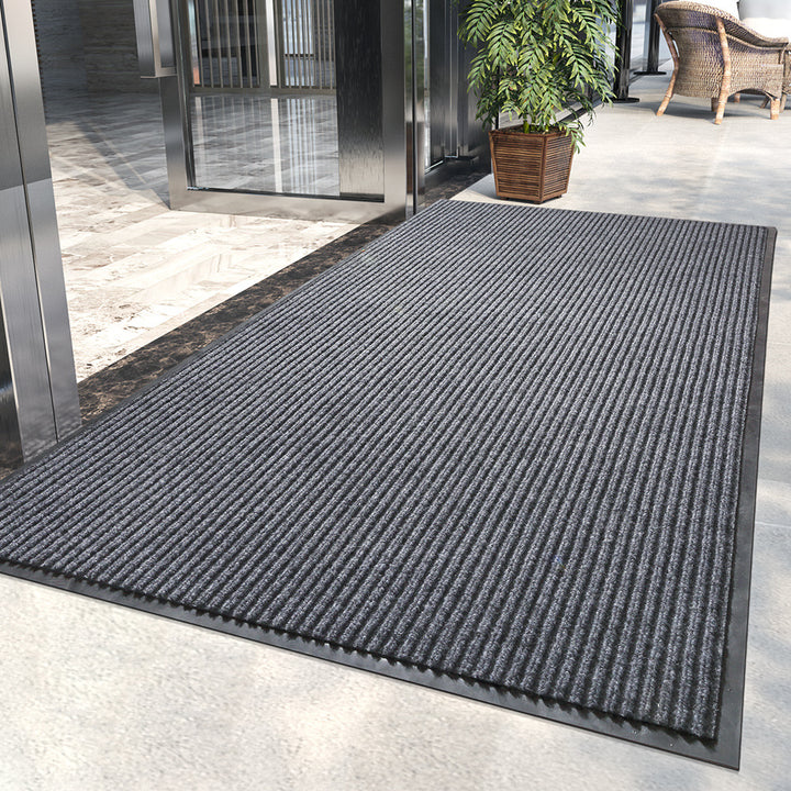 Striped Non-Slip Entry Mat Bowlift