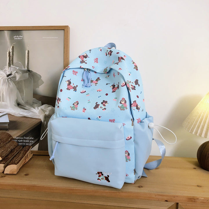 Playful Animal Print Backpack Bowlift