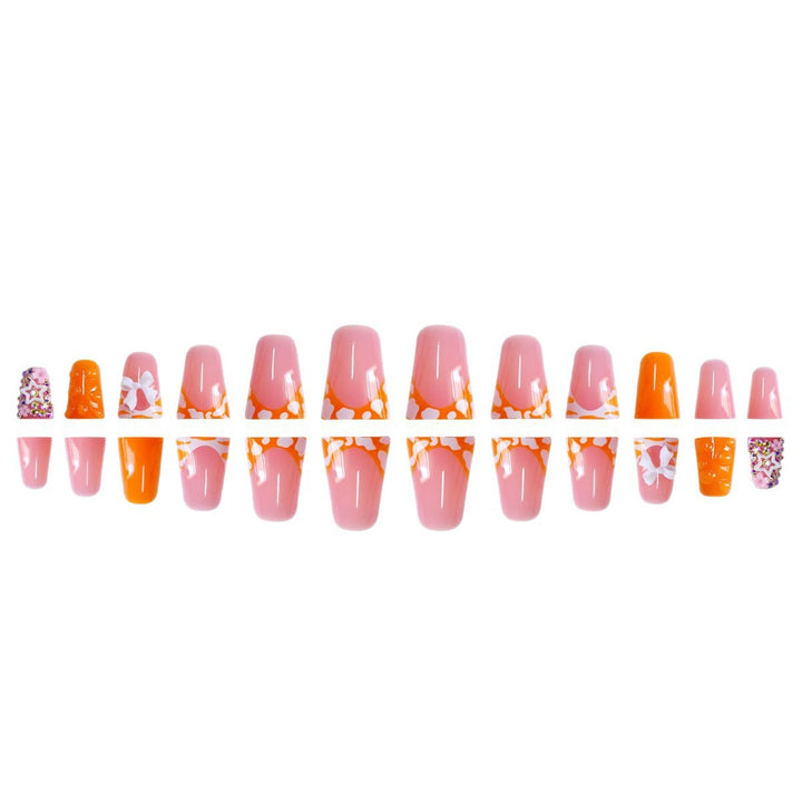 Creative Themed Press-On Nail Art Bowlift