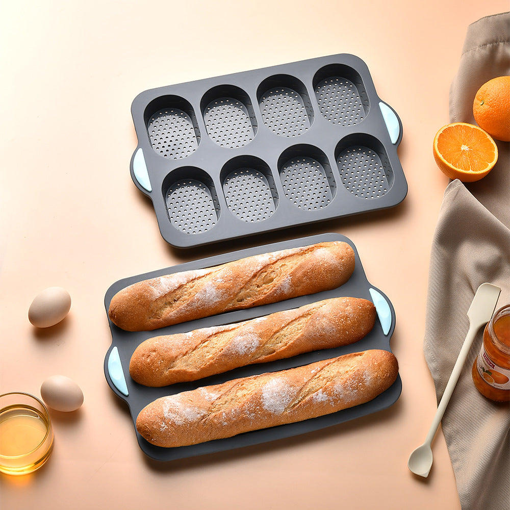 Silicone Bread Baking Pan with Non-Stick Coating and Sturdy Handles Bowlift