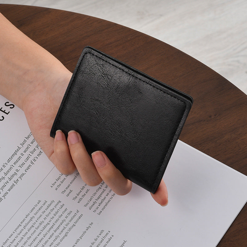 Compact Leather Card Holder Bowlift