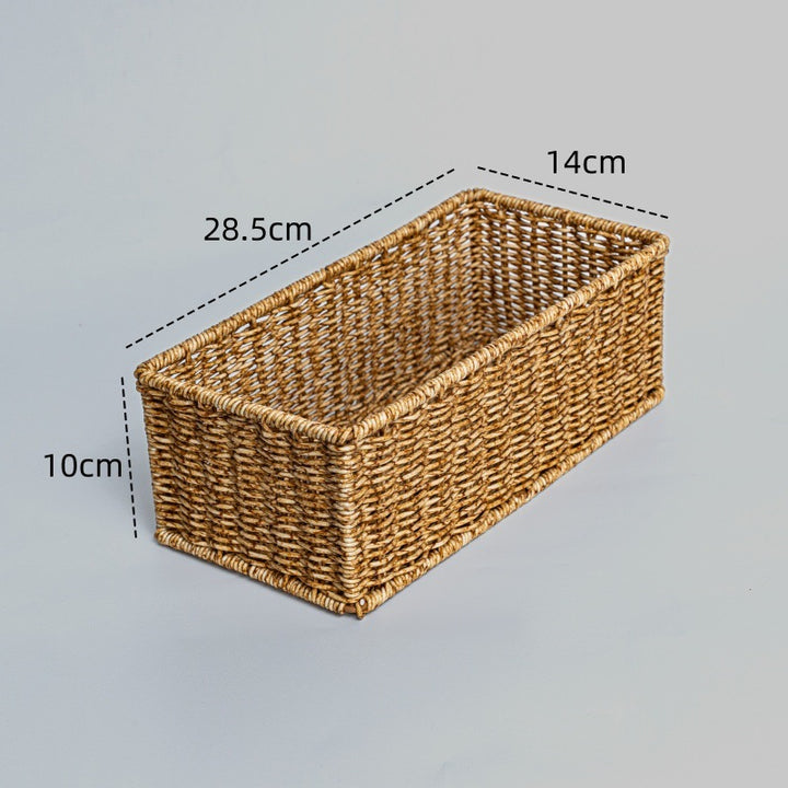 Ladies Rectangular Natural Basket Area Bowlift