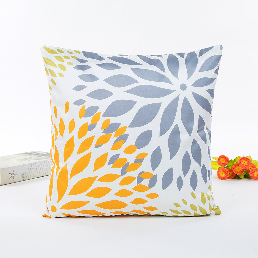 Floral Patterned Throw Pillow