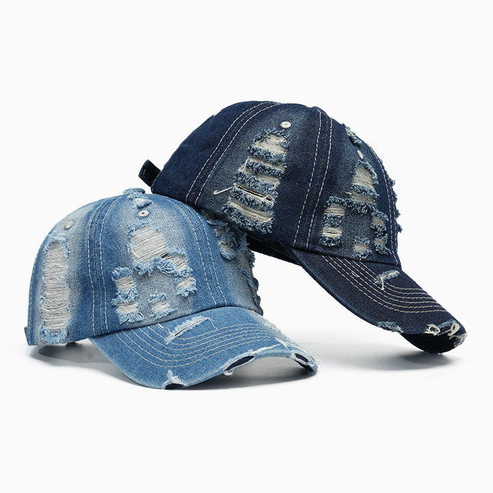 Ladies fashion Destroyed-basecap Bowlift