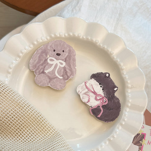 Playful refrigerator magnet with cute animal design Bowlift