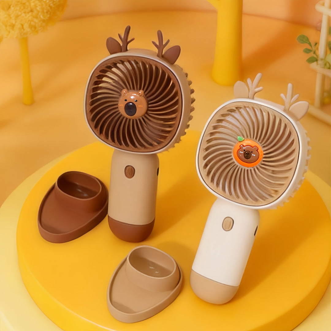 Portable Hand Fan in Creative Animal Design Bowlift