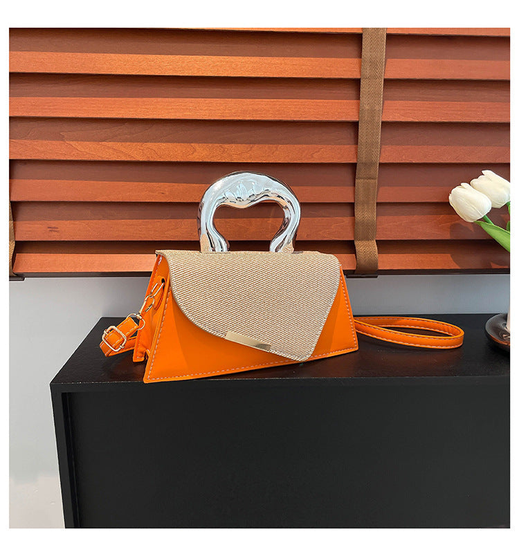 Stylish Geometric Structured Handbag Bowlift