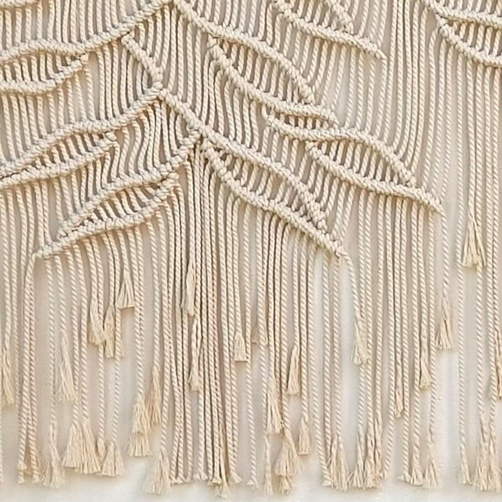 Woven Macrame Wall Art Decor Bowlift