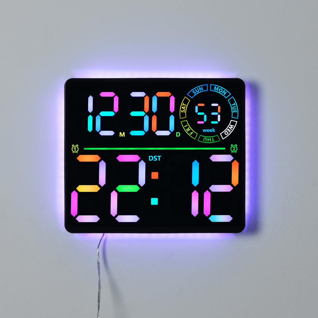 Digital Wall Clock Bowlift
