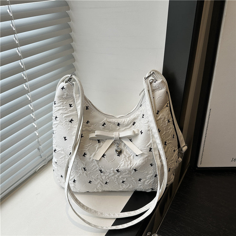 Stylish Quilted Shoulder Bag Bowlift