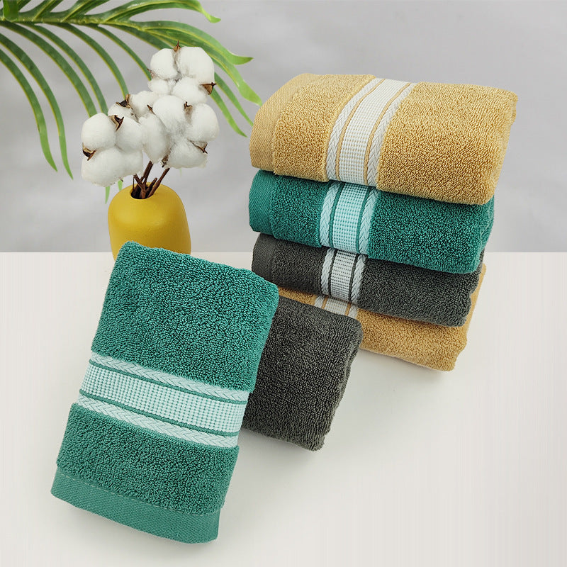 High-Quality Terry Bath Towel With Elegant Border Bowlift
