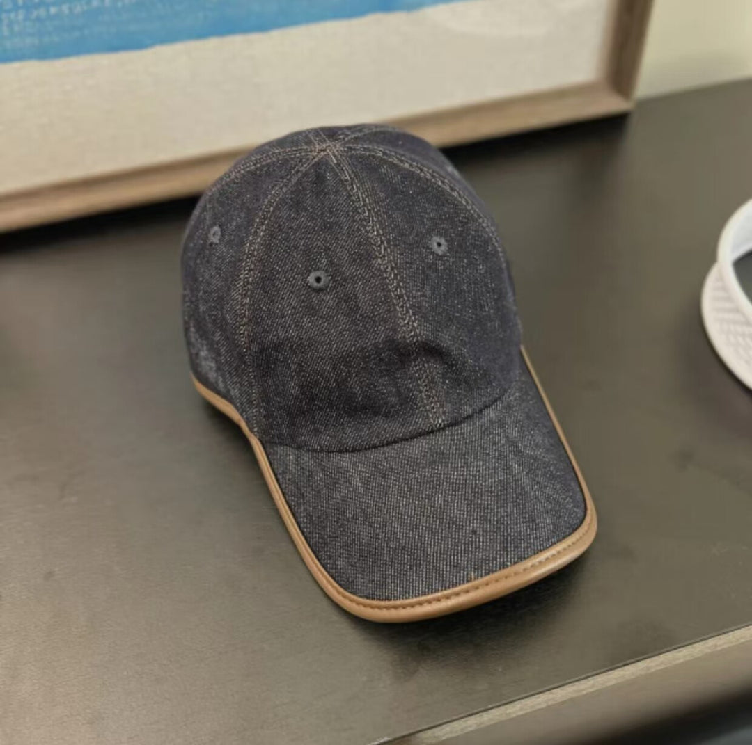 Men's Casual Denim Baseball Cap Bowlift