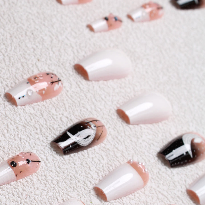 Starry Night-Themed Press-On Nails Bowlift