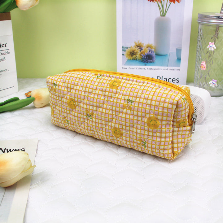 Quilted Zip Pencil Case Bowlift