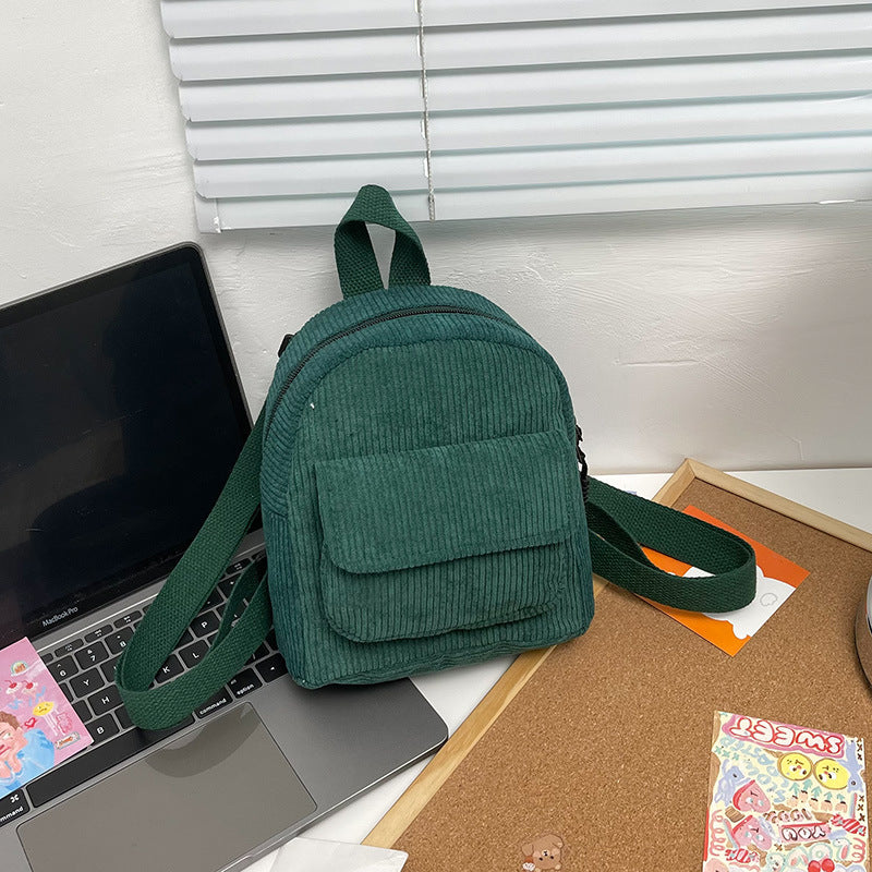 Corduroy Mini Backpack