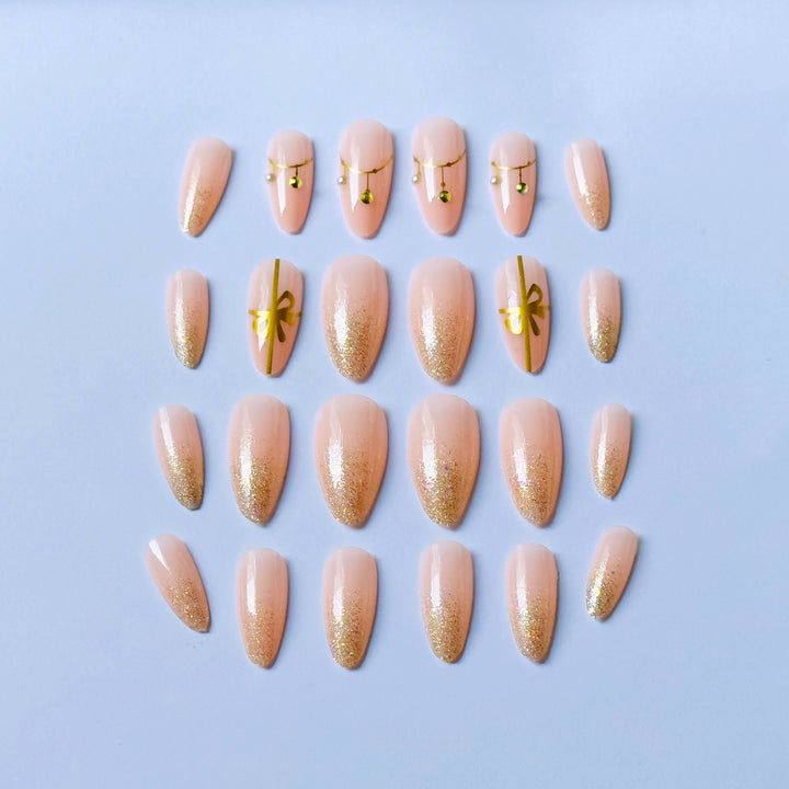 Nail Art Design Kit with Pearls and Glitter