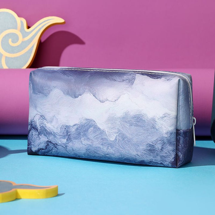 Artistic Watercolor Print Pencil Case Bowlift