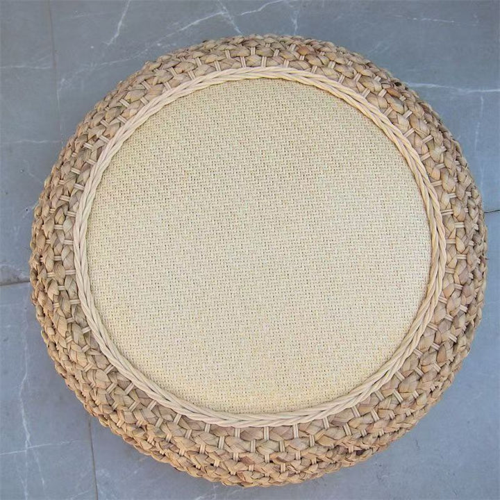 Handcrafted Braided Seat Pouf Bowlift