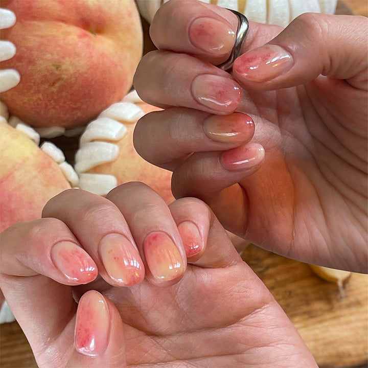 Ombre Acrylic Press-On Nail Art Set Bowlift