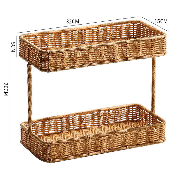 Unisex two-level storage basket Bowlift