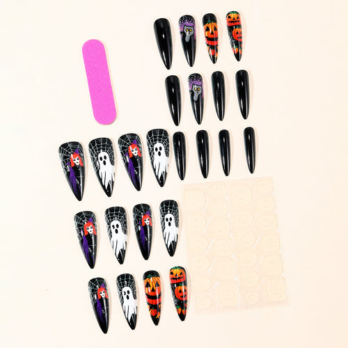 Halloween-Themed 3D Decorative Nail Art Extensions Bowlift
