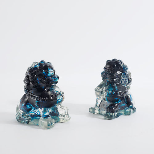 Decorative Glass Lion Figurines