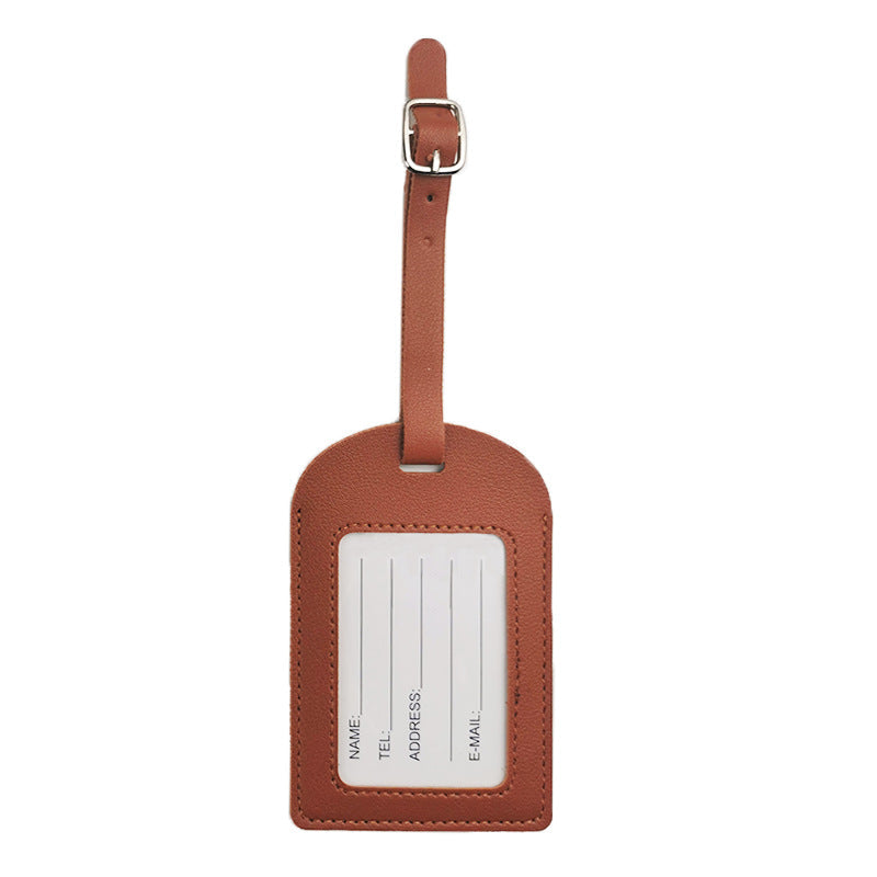 Premium Leather Luggage Tag Bowlift