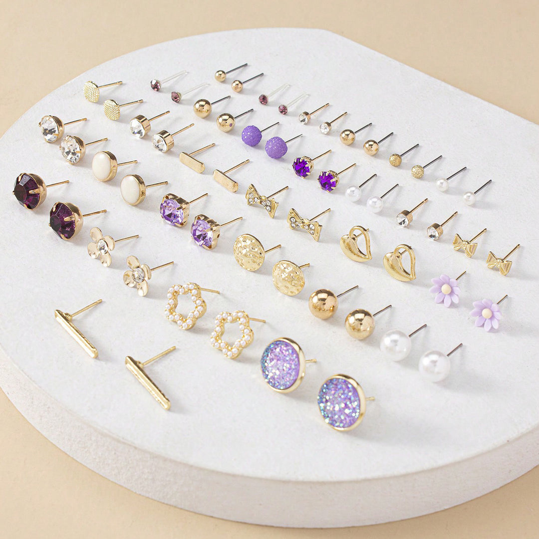 Earring set with versatile motifs Bowlift