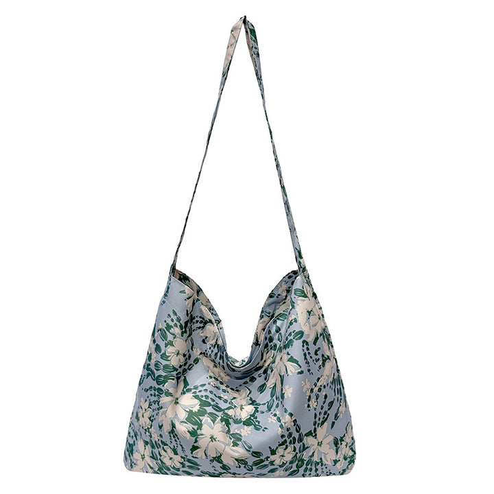 WoFloral Print Hobo Handbag Bowlift