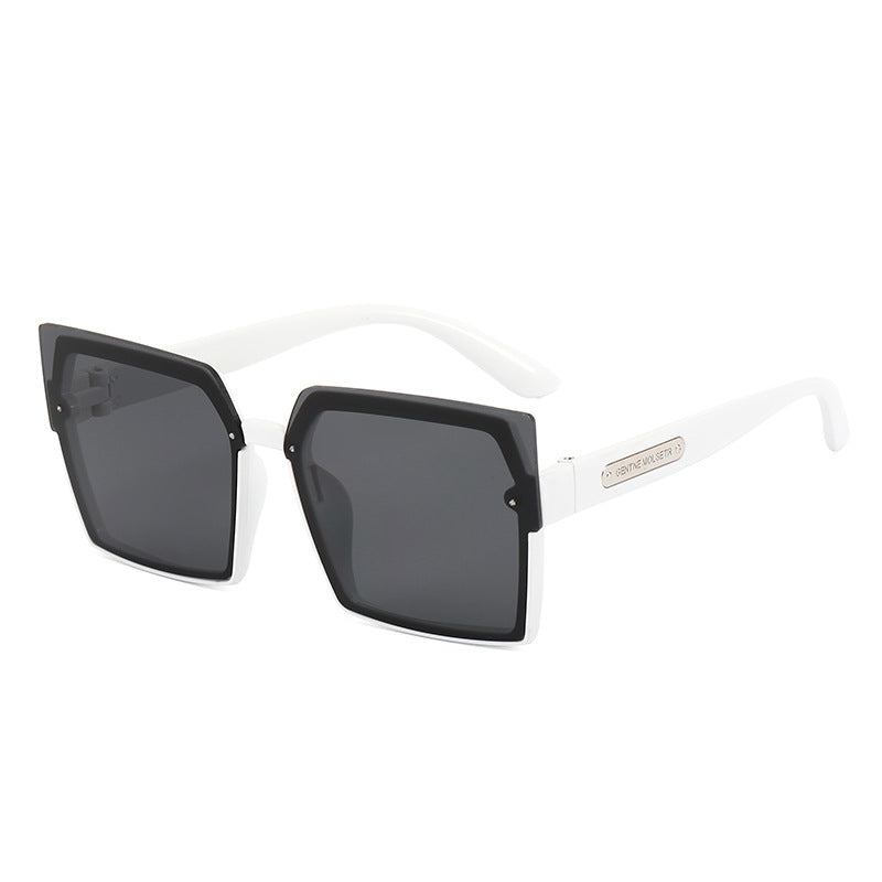 Women's Fashion Square Sunglasses with Stylish Two-Tone Frame Bowlift