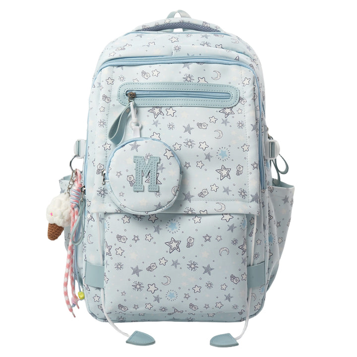 Whimsical Star-Patterned Backpack