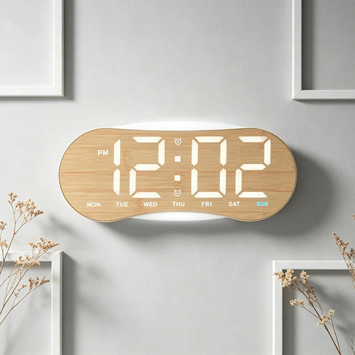 Digital Multifunction Alarm Clock Bowlift