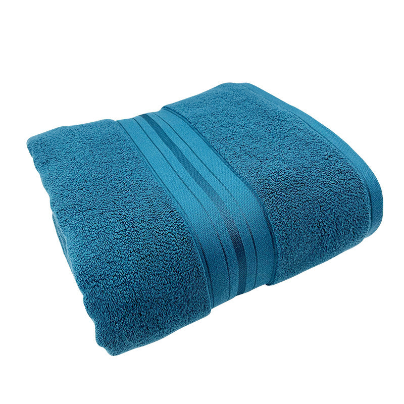 High-quality terry bath towel with elegant stripe detail Bowlift