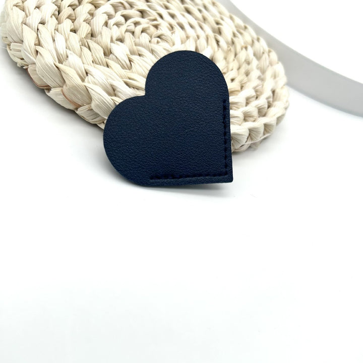 Heart-Shaped Leather Accessory Bowlift