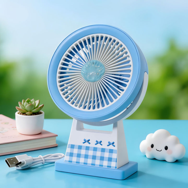 Ladies Funny Table Fan in Creative Animal Design Bowlift