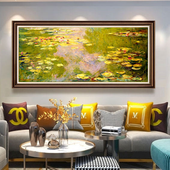 Large Landscape Framed Canvas Art