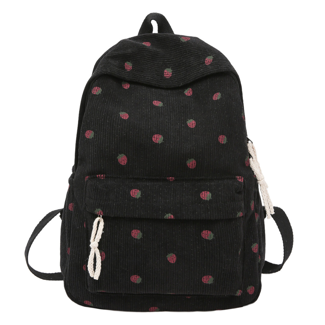 Backpack with Playful Fruit Pattern Bowlift