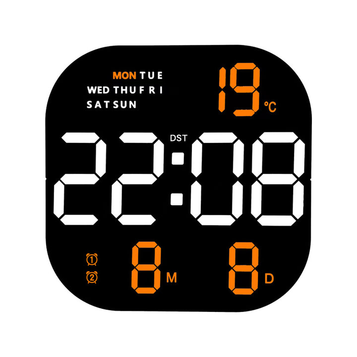 Digital Alarm Clock with Thermometer and Hygrometer Bowlift