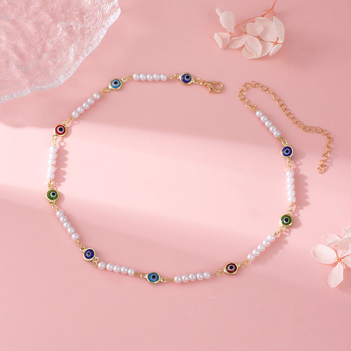 Decorative Pearl and Butterfly Eyewear Chain Bowlift