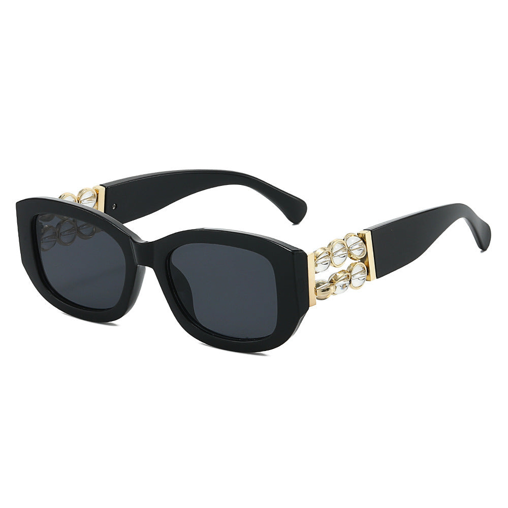 Decorative Square Frame Glasses Bowlift