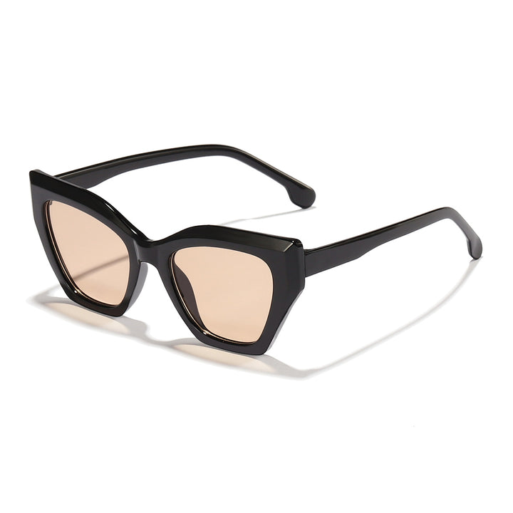 Women's fashionable sunglasses with elegant cat-eye design and durable frame Bowlift