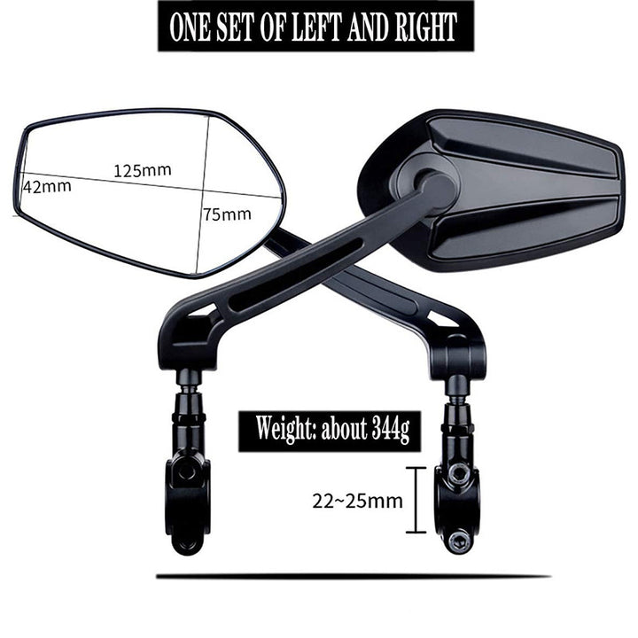 Adjustable Universal Bicycle Side Mirror Bowlift
