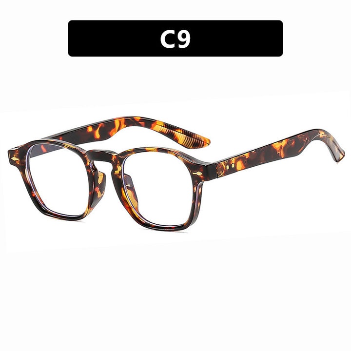 Ladies fashionable rectangular glasses with transparent frame Bowlift