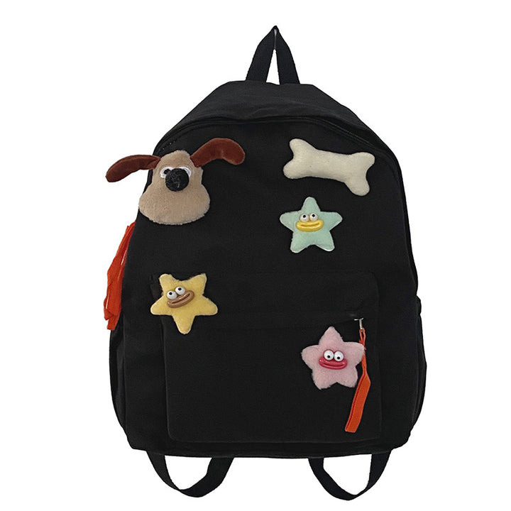 Kids' Playful Character Design School Backpack Bowlift