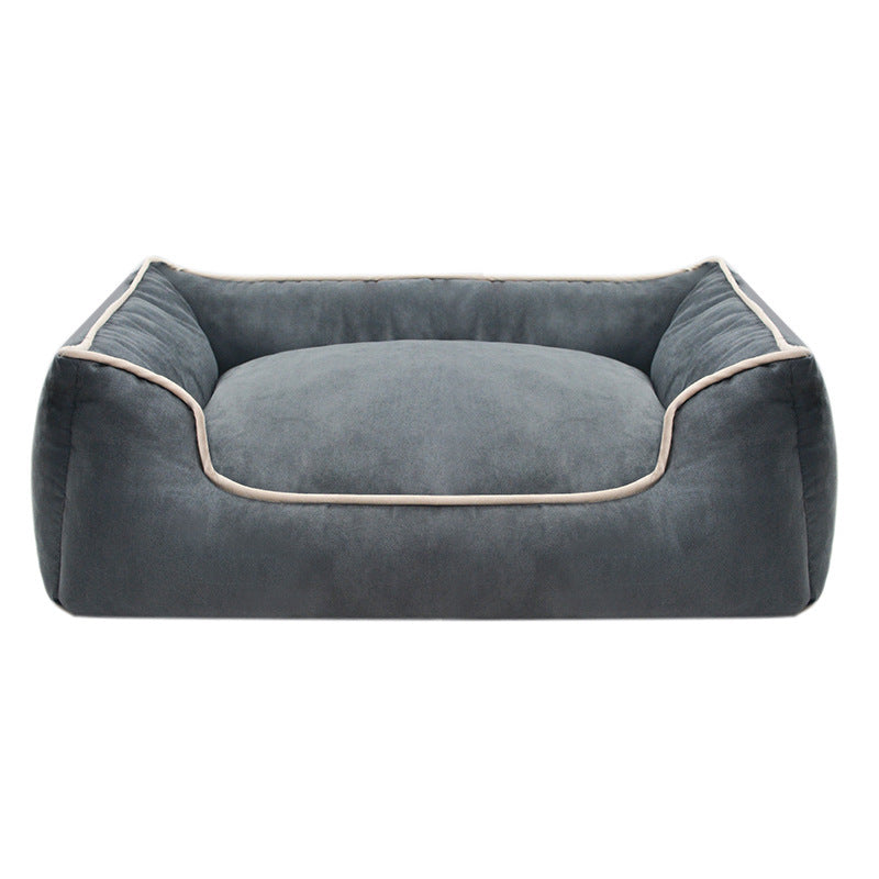 Premium Plush Bolstered Dog Bed